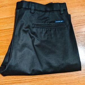 Dockers black flat front chino, slim fit, men 34/32